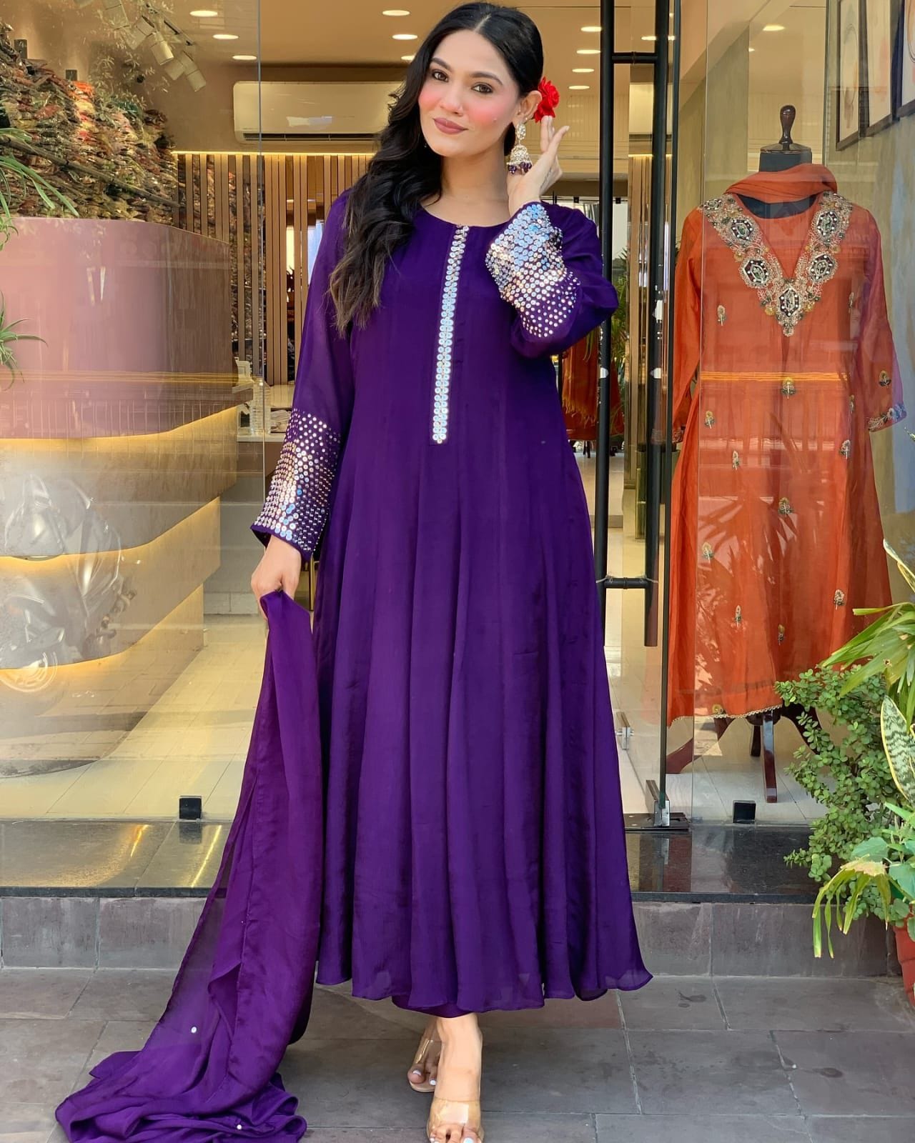PURPLE FROCK
