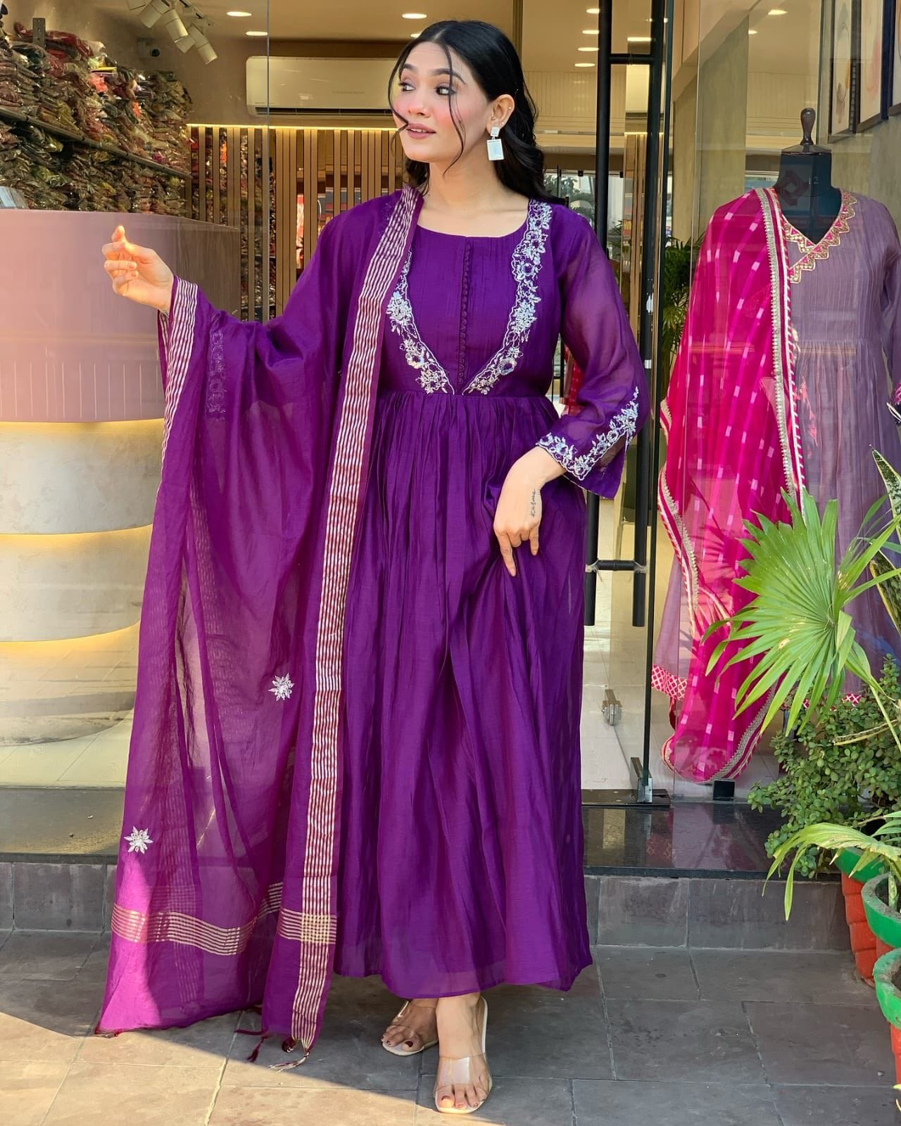 PURPLE FROCK