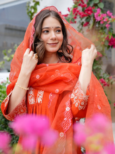 Kurti with pant & dupatta