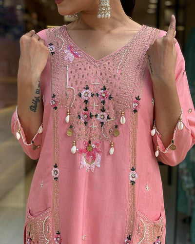 Roman silk suit